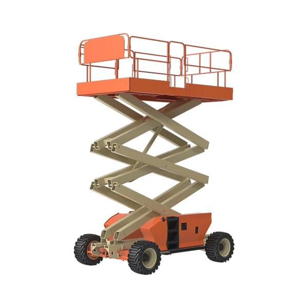 scissor lifts are versatile and can be used in various environments, including warehouses, construction sites, and even rough terrains